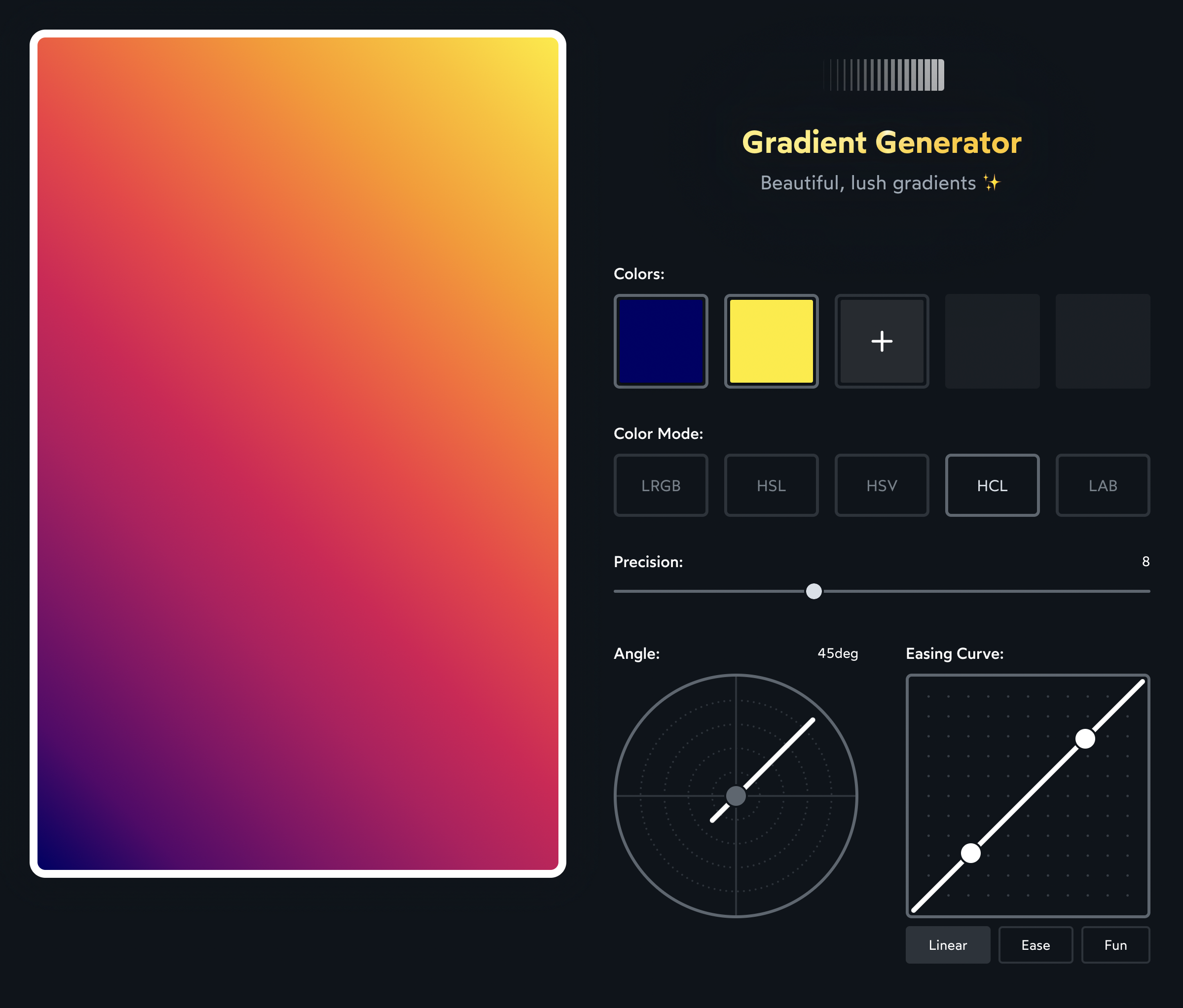 Make Beautiful Gradients in CSS - Tạo ra những gradient đẹp mắt hơn và thu hút trên trang web của bạn với CSS. Dễ dàng chỉnh sửa và điều chỉnh để có một thiết kế độc đáo và sáng tạo.