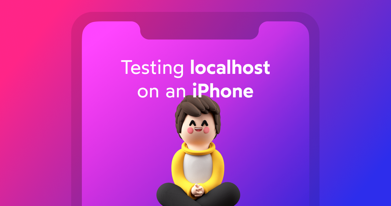 Accessing localhost on an iPhone