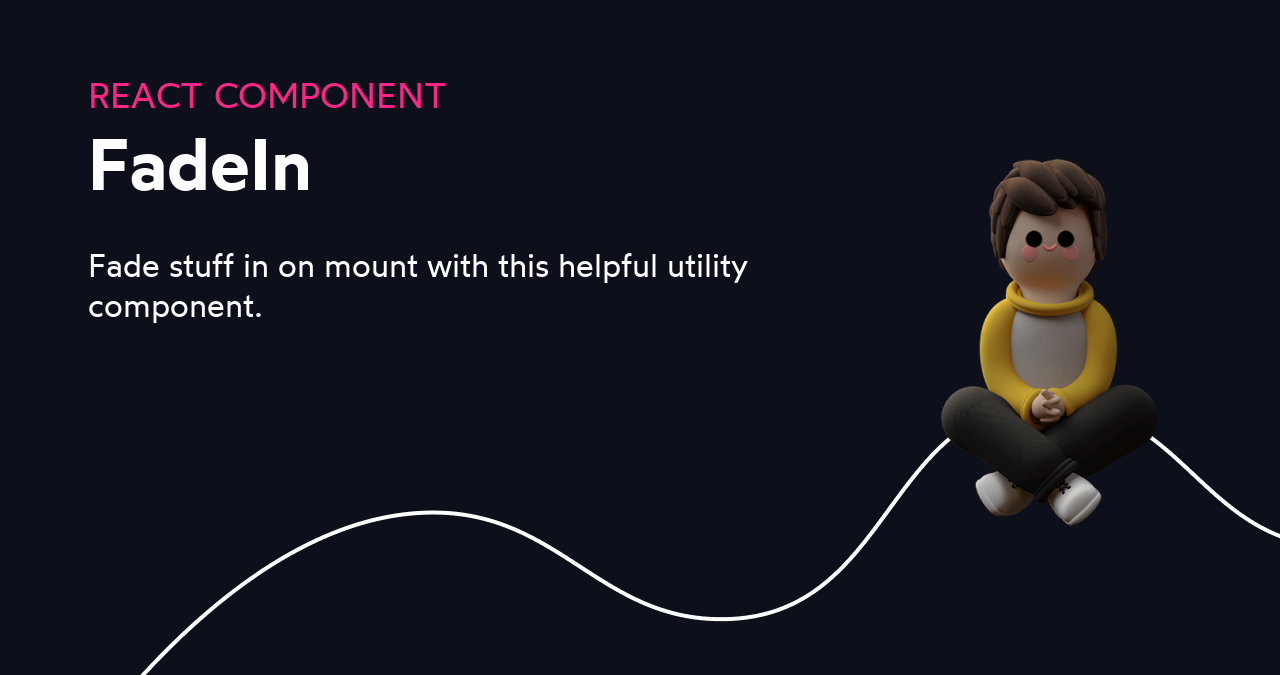 React animate fade on mount React animate fade on mount