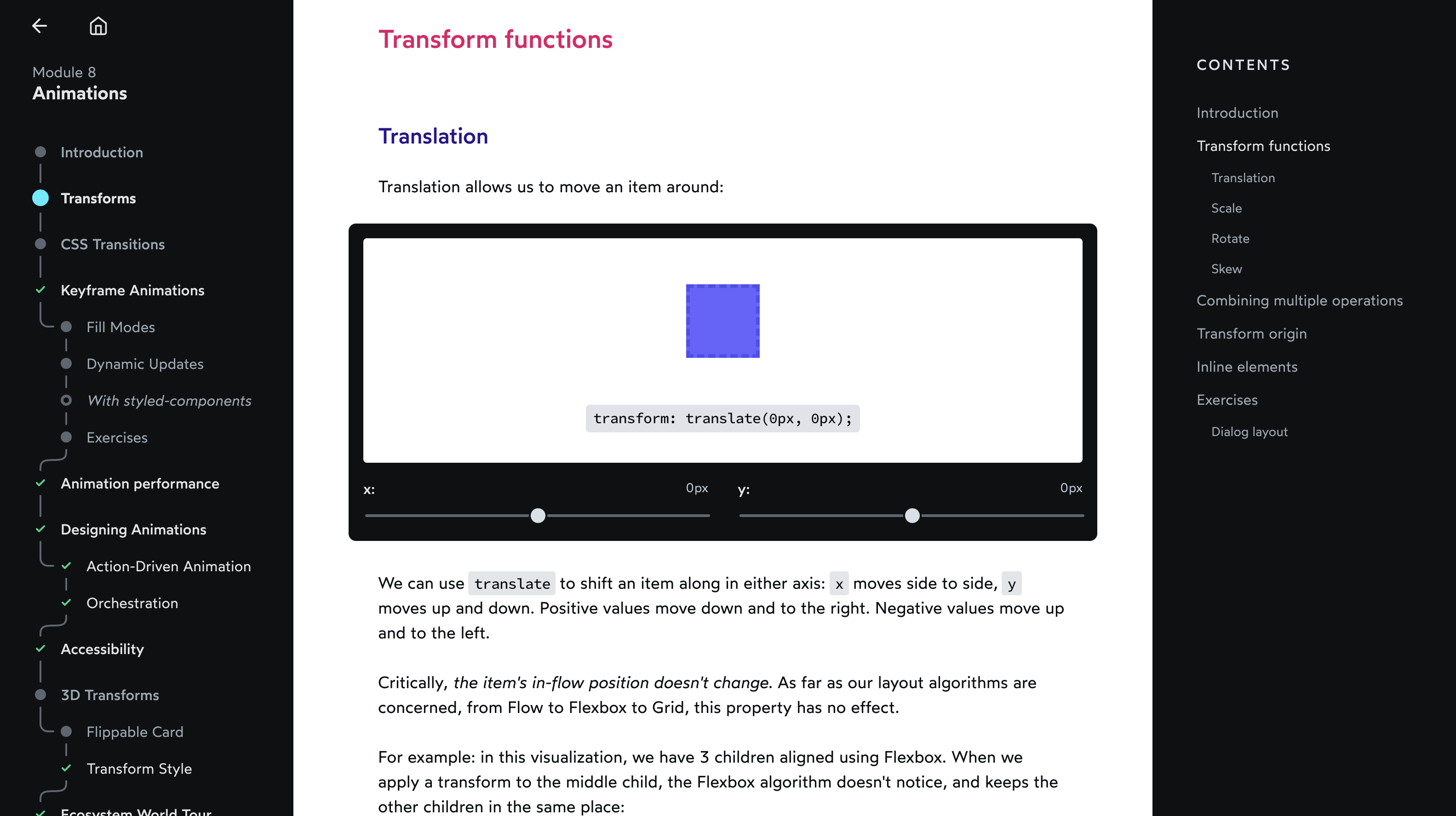 CSS Transforms tutorial
